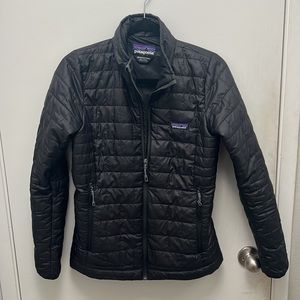 EUC - Patagonia Nanopuff Black Jacket, XS